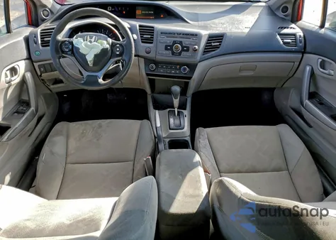 2012 Honda Civic Lx из США, поврежденный, VIN 2HGFG3B52CH534246